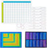 Dry Erase Multiplication Board, 9x12in Double Sided Whiteboard with Chart for Classroom and Homeschool