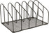 Deco Brothers Black File Sorter Organizer for Desk, 5 Sections