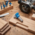 1/2 inch Woodworking Router Bit with PTFE Coating, Shank, Finger Pull Design for Wood Grooving