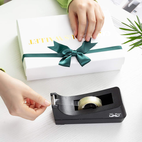 Mr. Pen Tape Dispenser, Pack of 2, Black, Office Supplies, Desktop Tape Holder