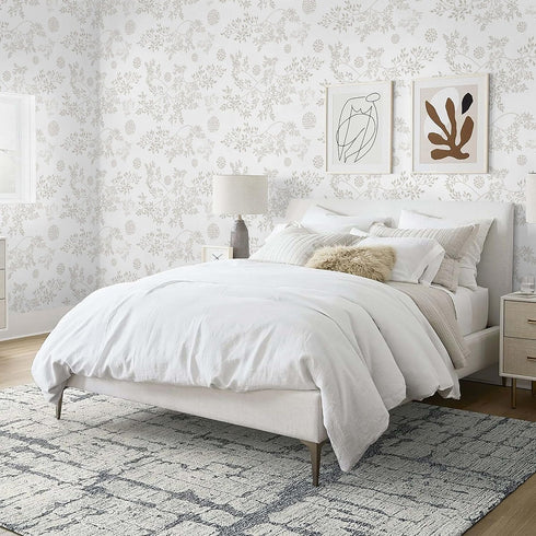 17.3"x393" Heroad Boho Peel and Stick Wallpaper Floral Contact Paper Wall Paper Removable Self Adhesive Wallpaper