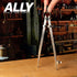 ALLY Tools 8 Inch Precision Locking Spring Divider/Woodworking Compass with Pencil Holder, Includes Two Pencils