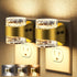 Briignite Night Light 2 Pack, Dimmable Night Lights Plug Into Wall with
