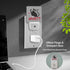 Jahiona White,0.5W LED Night Light Lamp with Smart Sensor Dusk to Dawn Sensor,Cat Hold Knife With Red Letter What On