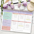 Weekly To Do List Notepad with Priorities, 8.5"×11" Undated Weekly Desk Planner Organizer for School, Office Supplies,