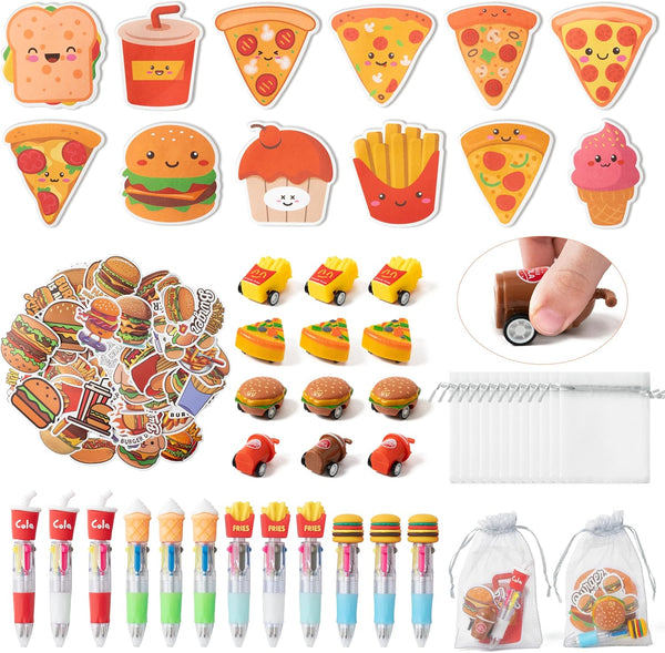 CY2SIDE Fast Food Stationery Gift - 12 Pack Back to School Gift