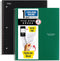 Five Star 2 Pack Spiral Notebook + Study App, 1-Subject, College Ruled, 8-1/2" x 11", 100 Sheets, Black and Green
