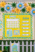 Teacher Created Resources Lemon Zest Calendar Bulletin Board (TCR8479) for Classroom Decor