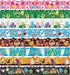 Zonon 64 Pcs Back to School Bulletin Board Borders - Summer Fall Thanksgiving Trim Decoration