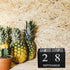 YOKIVE Wooden Block Perpetual Calendar for Desk, Wood Month Date Display Blocks, Great for Daily Desktop Shop Bar Desk