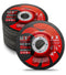 Grinding Wheels 4-1/2'' x 1/4'' x 7/8'', Aggressive Grinding Discs for Angle Grinders - 10 Pack