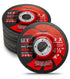 Grinding Wheels 4-1/2'' x 1/4'' x 7/8'', Aggressive Grinding Discs for Angle Grinders - 10 Pack