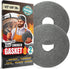 XXL 20 FT Smoker Gasket Seal, 1/2’’ x 1/8’’ Hi-Temp Grill Gasket, 2-Pack Self Stick Grey Nomex Seal