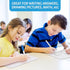 Personal White Boards for Students, 10 Pack of 9x12 Dry Erase Boards for Classroom Use, Double Sided