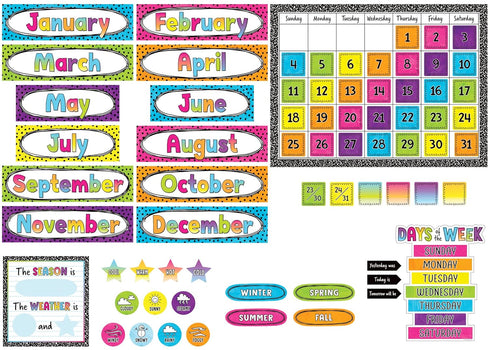 Teacher Created Resources Brights 4Ever Calendar Bulletin Board (TCR6921)