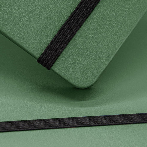Hardcover Notebook Blank Journal Sketchbook for Drawing, Medium 5.5 by 8.4 Inch, 100 GSM Thick Paper in Green