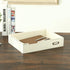 MyGift Rustic Wood Desktop Drawer-Style Stackable Document Letter Tray Organizer with Handles for Home Office Supplies