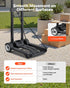 110 lbs 2 1 VEVOR Folding Hand Truck, Load Capacity, Collapsible Luggage Cart with Wheels & Elastic Rope, Utility Dolly