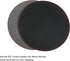 YSAGi 2 Pack Mouse Pads, Ultra Thin Waterproof PVC Leather, Stitched Edges, Office/Home, Black