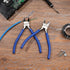 WORKPRO 2 Pack 6 Inch Precision Flush Wire Cutters, Spring Loaded Side Cutting Pliers for Crafts and Jewelry