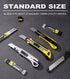 DOWELL 18mm Snap Off Blades, SK5 Utility Knife with Retractable Blades, Box Cutter Blades (30pc)
