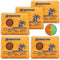 100gx5pcs Rechargeable Desiccant Packs for Storage, Color Indicating Silica Gel Packets, Reusable Dehumidifier Bags