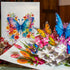Pop-Up Flower Greeting Card with Butterfly - Perfect for Any Occasion