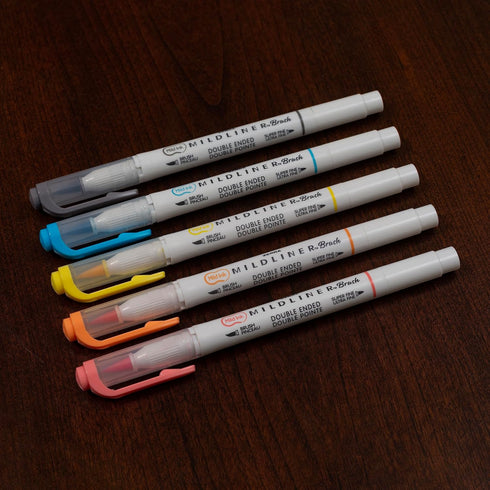 Zebra Pen Zebra Brush DBL END, Assorted Friendly Colors