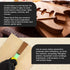 Dura-Gold Sanding Stick Kit with 40 Sheet Sandpaper, Yellow Flat Ergo Handle Starter Kit