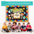 Decorably 80 Pcs Back to School Bulletin Board Set with Background Papers & Borders - Welcome Bulletin Board