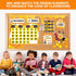 Decorably 157 Pcs Bee Classroom Decorations Set, Bee Calendar Numbers, Bumblebee Classroom Decor, Bulletin Board