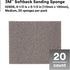 3M 02606, 4 1/2 5 1/2 20 Pack, Softback Sanding Sponge x in, Medium Grit, Fast Cutting