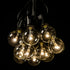 (10 G40 1.6" .6 Bulbs) Hometown Evolution, Inc. Outdoor Globe String Lights Foot, LED Clear - Black Wire - Watt