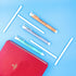 Mechanical Pocket Eraser | Retractable Pen-Style Eraser for Precision Erasing | Portable Push-Button Eraser with 15