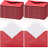 Outus 400 Pcs Mini Metallic Gift Card Envelopes - 4 x 2.7 Inches - Tiny Envelope for Birthday, Wedding, Greeting (Red)