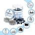 JST SM Connector 2.5 mm Pitch 2-Pin Male Plugs, Female Sockets, 50 Sets/300 Pieces T-Shaped Crimp Terminal Adapter.