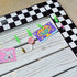 Youngever 52.5 ft Bulletin Board Borders, Checker Design for Classroom Decoration