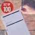 Stylist Binder Insert Cards, Salon Client Profile Cards (100 per Pack, 5.5" X 8.5") for Hair Stylist and Spa