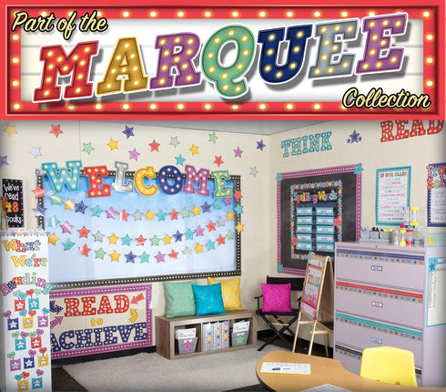 Teacher Created Resources (3495) Marquee Stars Die-Cut Border Trim