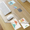Awnour Clear Desk Mat, 32 x 16 inches, Transparent Plastic Desk Protector for Office and Home