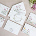 50 PACK 4x6 ponatia Floral Thank You Cards With Envelopes - Gold Foil Wildflower Greeting Cards With Adhesive Envelopes