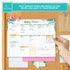 Decorably Weekly Planner Pad Landscape, 52 Easy Tear-Off Sheets for Weekly To Do List, 11x8.5in