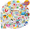 WAKEMOODEI 200PCS Science Stickers Bulk, Chemistry Biology Physics Geology Natural Science Stickers