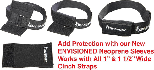 Premium Cinch Straps 6 Pack Plus 2 Bonus Original Cinch Straps - 2" x 30" - Reusable Durable Hook and Loop