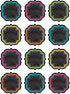 Teacher Created Resources Chalkboard Brights Mini Accents - 5620