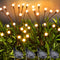 BrizLabs Solar Garden Lights, 4 Pack 32 LED Solar Powered Firefly Lights,