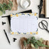 Weekly Planner Notepad, 9x7” inches, 52 Tear Off Sheets for To Do List, Notes & Schedule - Lemons