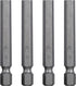 Mayhew Tools 19410-4 SAE Hex Power Bit, 1/4 x 2", 4-Pack