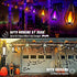 42ft 15 42ft) Flacchi Solar Flame String Lights - LED Lights Outdoor Solar String Lights for Garden Patio Halloween