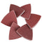 WORKPRO 150PCS Triangle Sanding Pads, 3-1/8 Inch Hook and Loop for Oscillating Multi Tool, 40/60/80/120/180/240 Grit